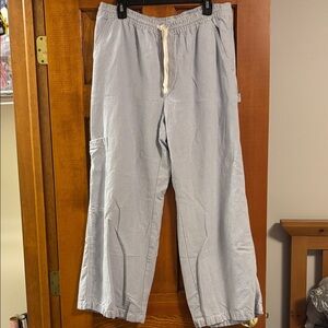 Aerie Blue Striped Women’s Pants Size Large